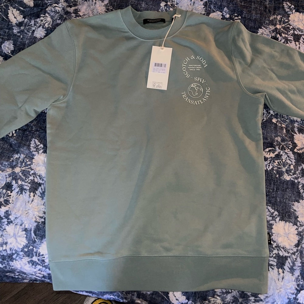 Brand New Blue Scotch & Soda Crewneck with Tag